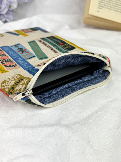 Book Club Quilted Kindle Sleeve
