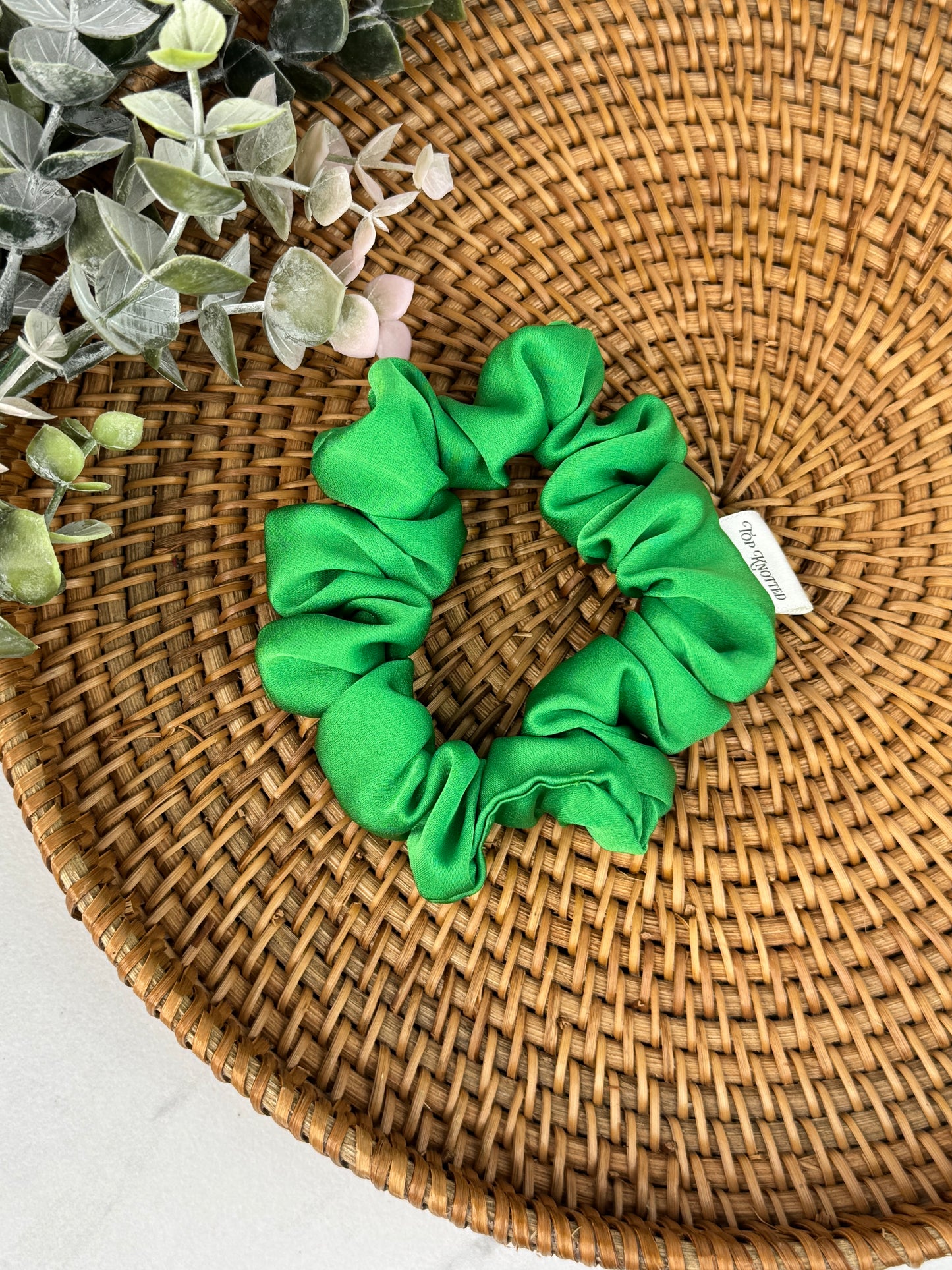 Pickle Green Scrunchie