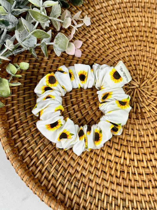 Sunflower Skinny Scrunchie