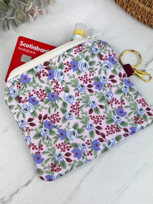 Lilac Garden Party Mini Wallet Keychain