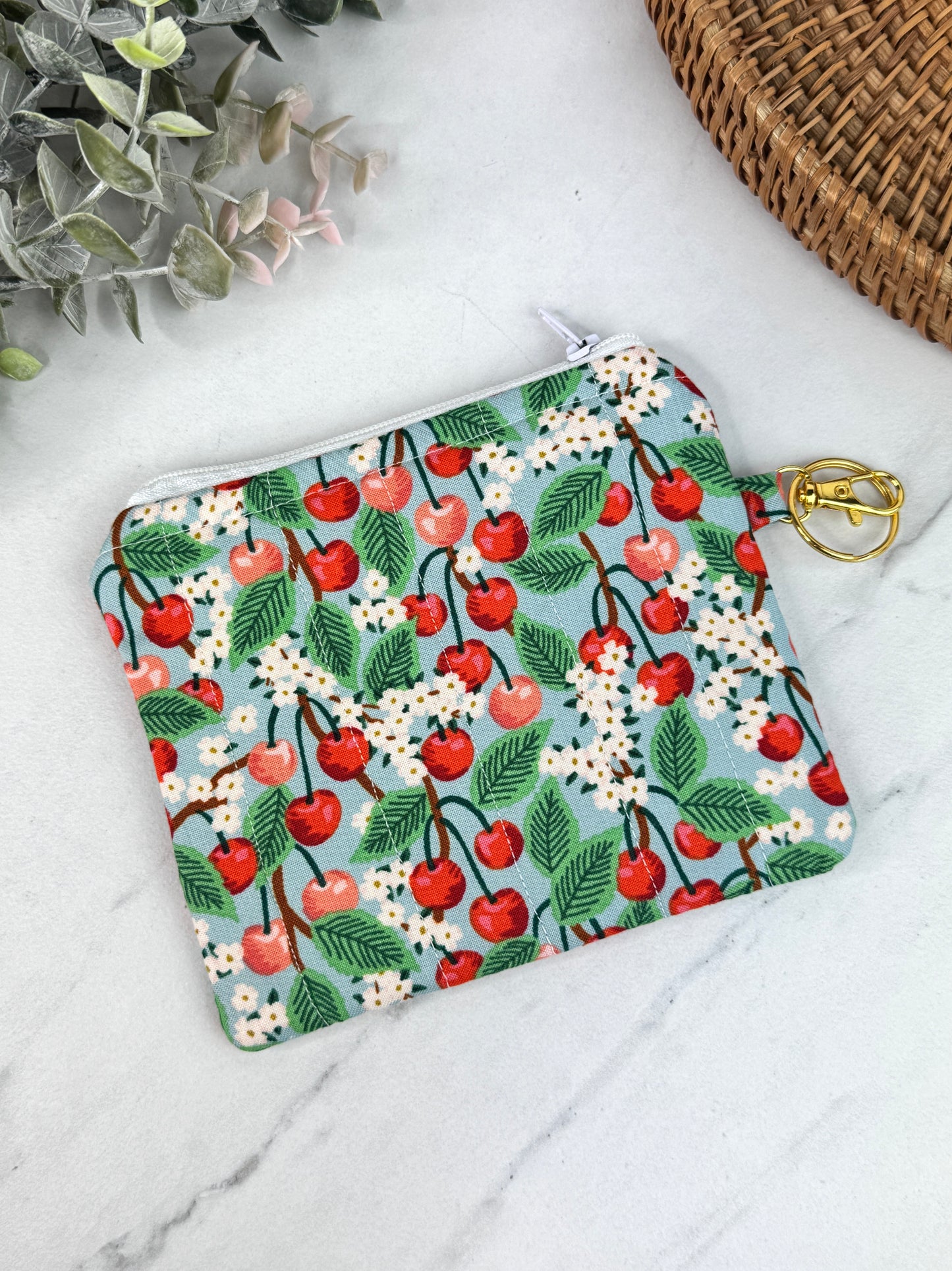 Bloom + Berry Mini Wallet Keychain
