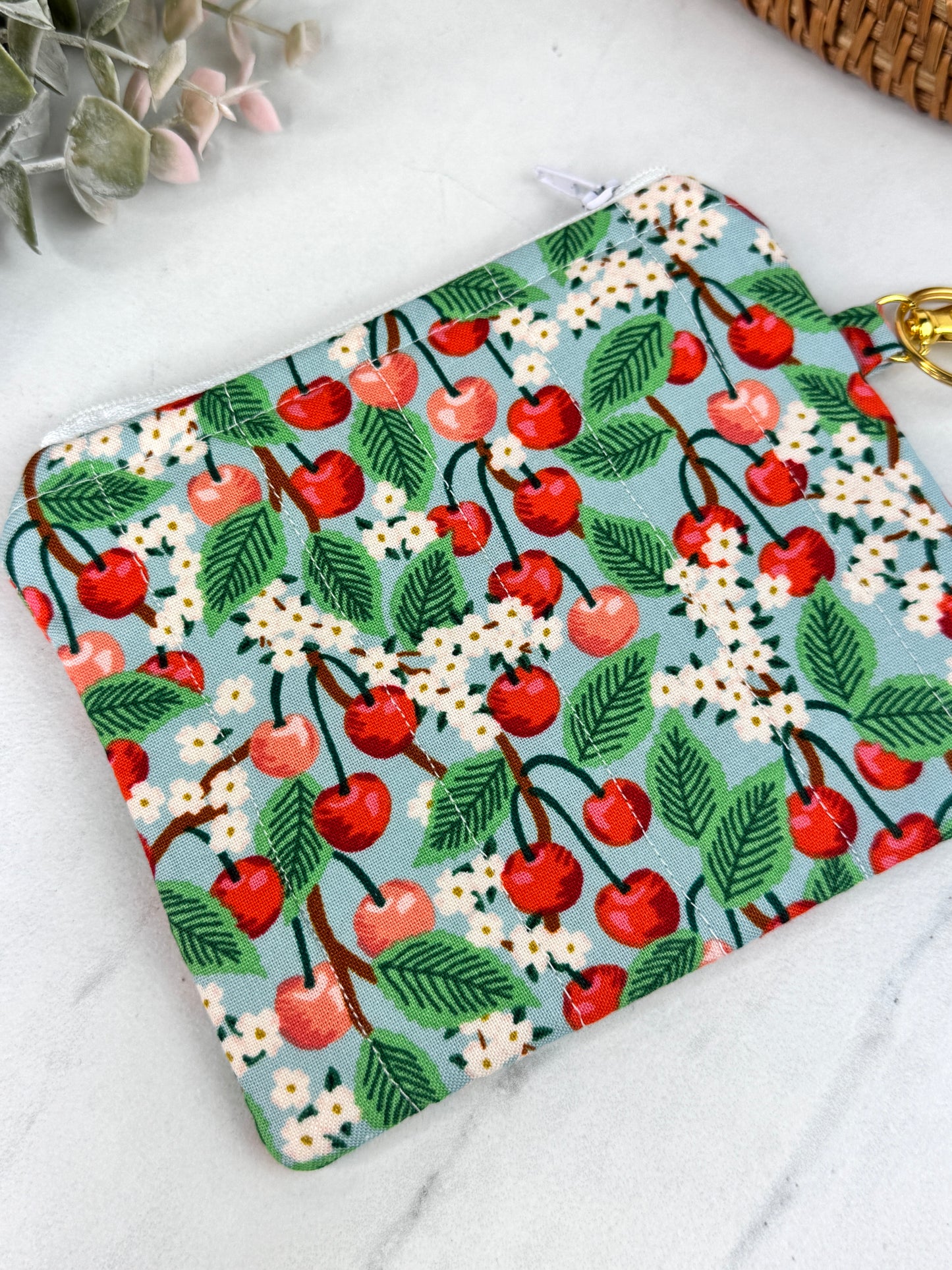 Bloom + Berry Mini Wallet Keychain