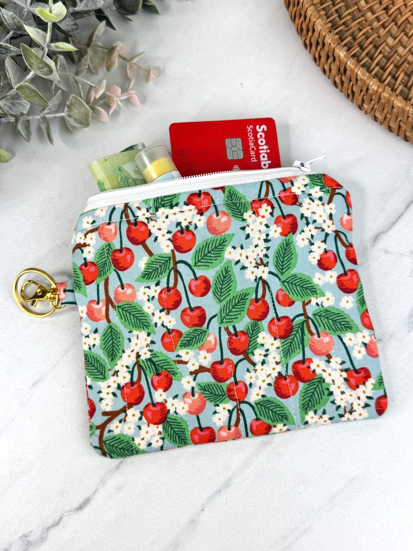 Bloom + Berry Mini Wallet Keychain