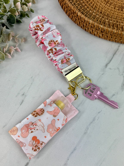 Cowgirl Cutie Lip Balm Keychain
