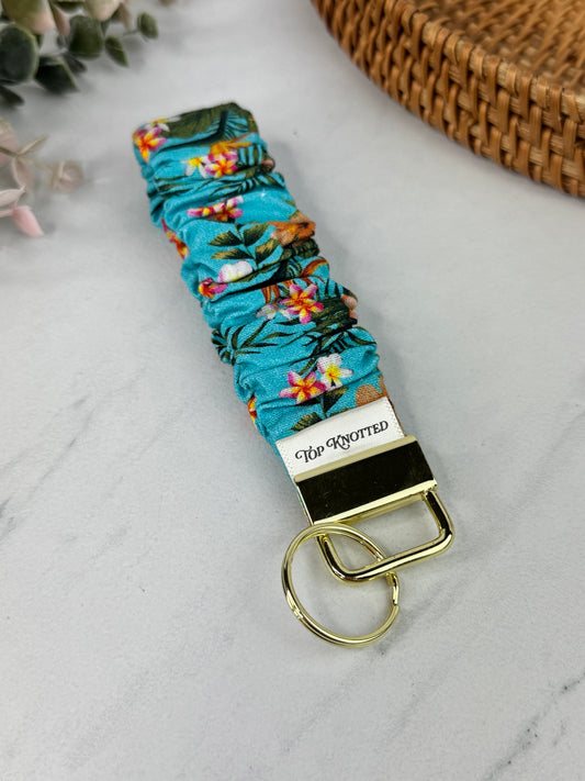 Island Time Scrunchie Wristlet