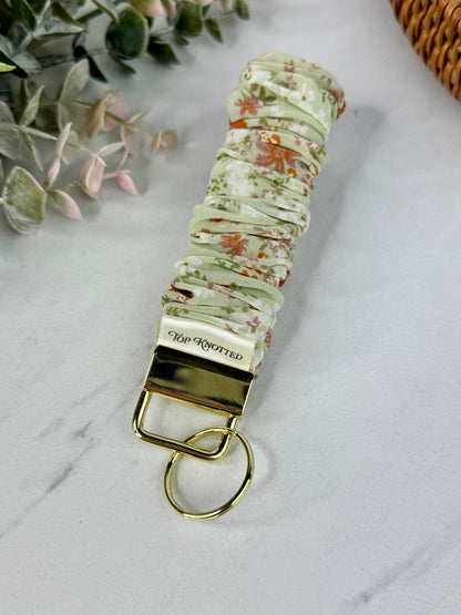 Sage Whisper Scrunchie Wristlet