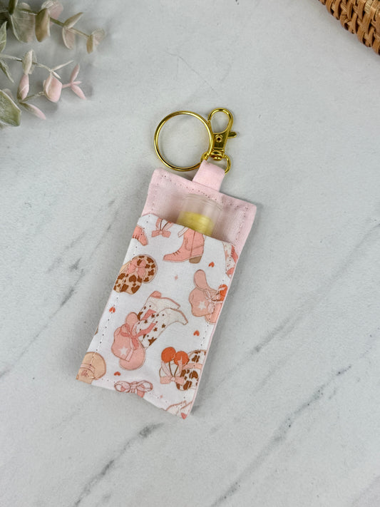 Cowgirl Cutie Lip Balm Keychain