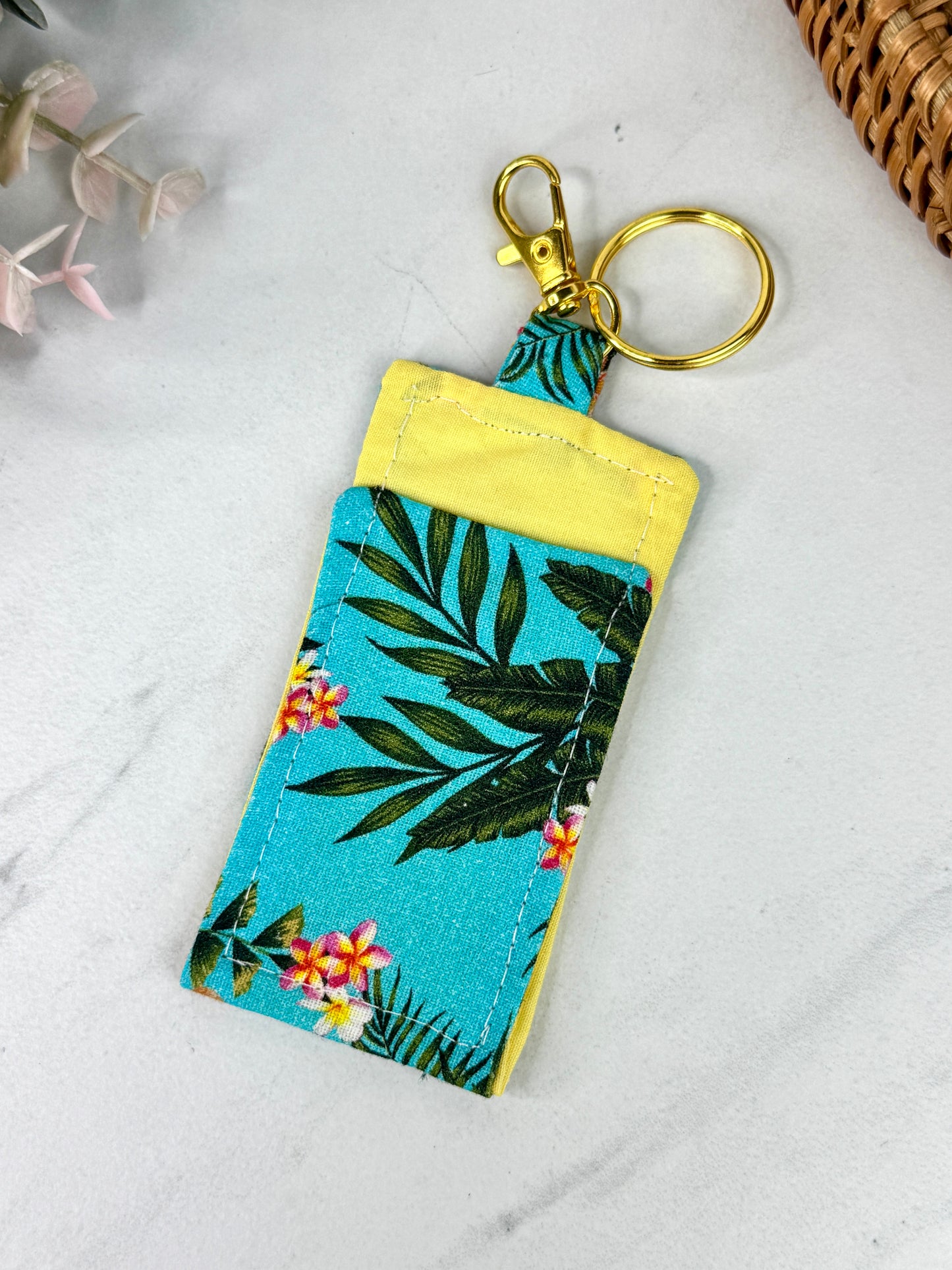 Island Time Lip Balm Keychain