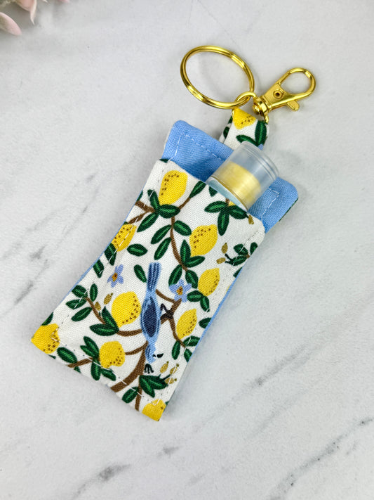 Amalfi Blue Lip Balm Keychain