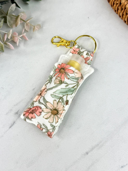 Heirloom Flora Lip Balm Keychain