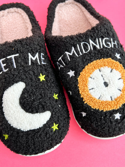 Meet Me At Midnight Slippers