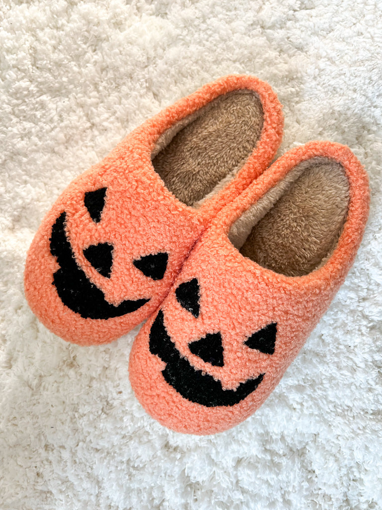 Pumpkin Smile Slippers