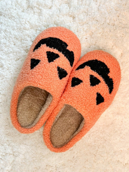 Pumpkin Smile Slippers