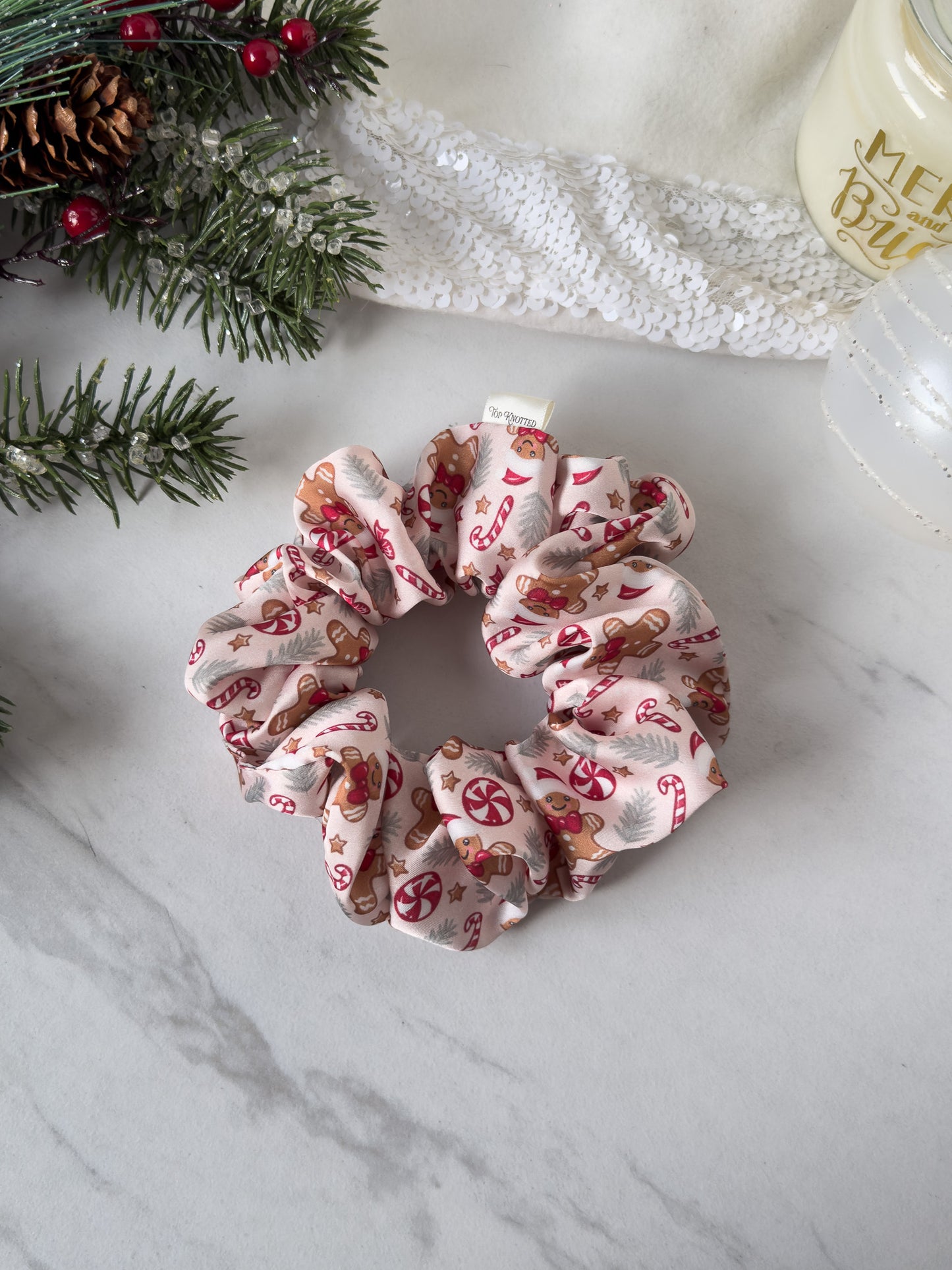 Gingerbread Cutie Scrunchie