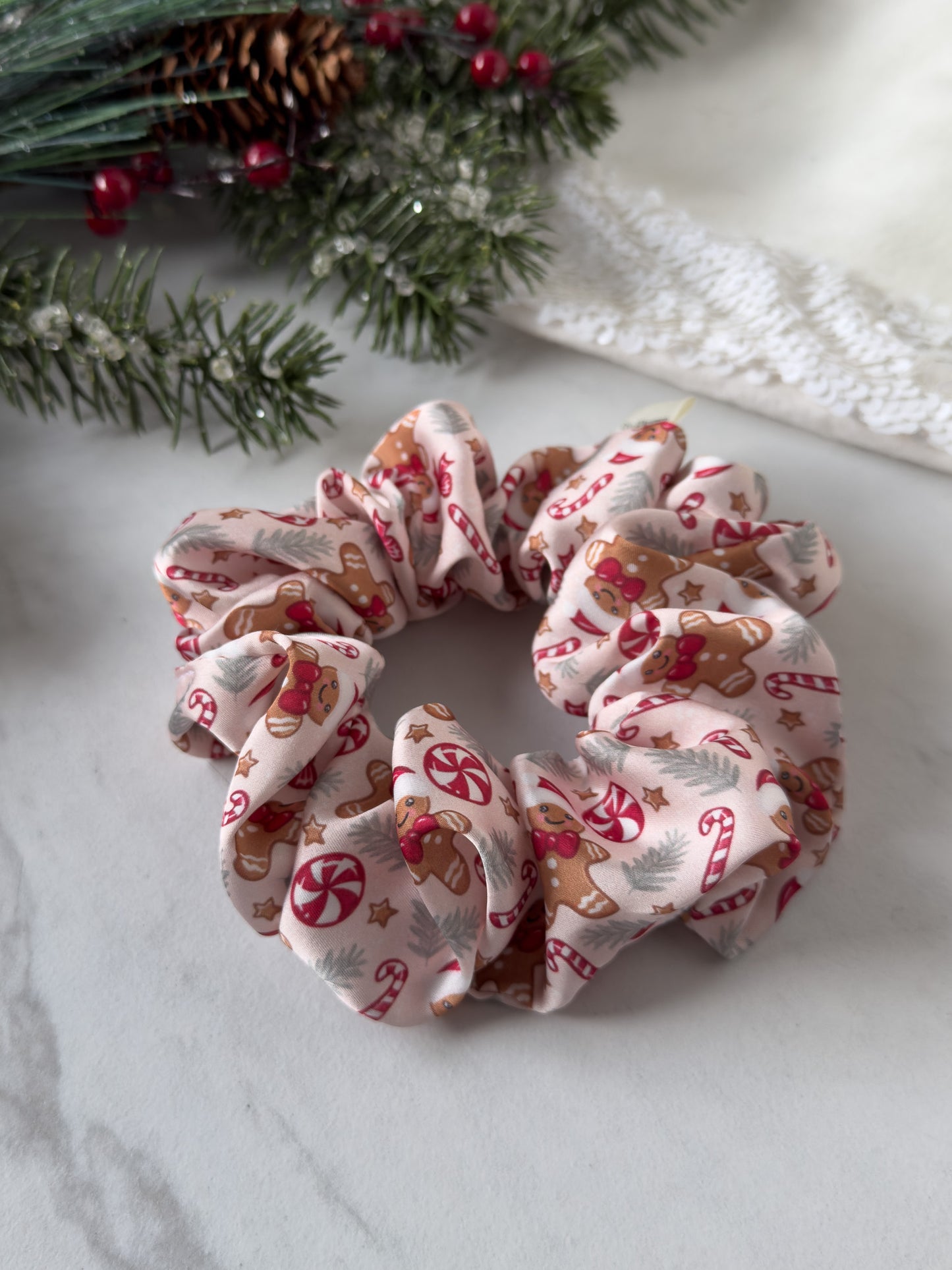 Gingerbread Cutie Scrunchie