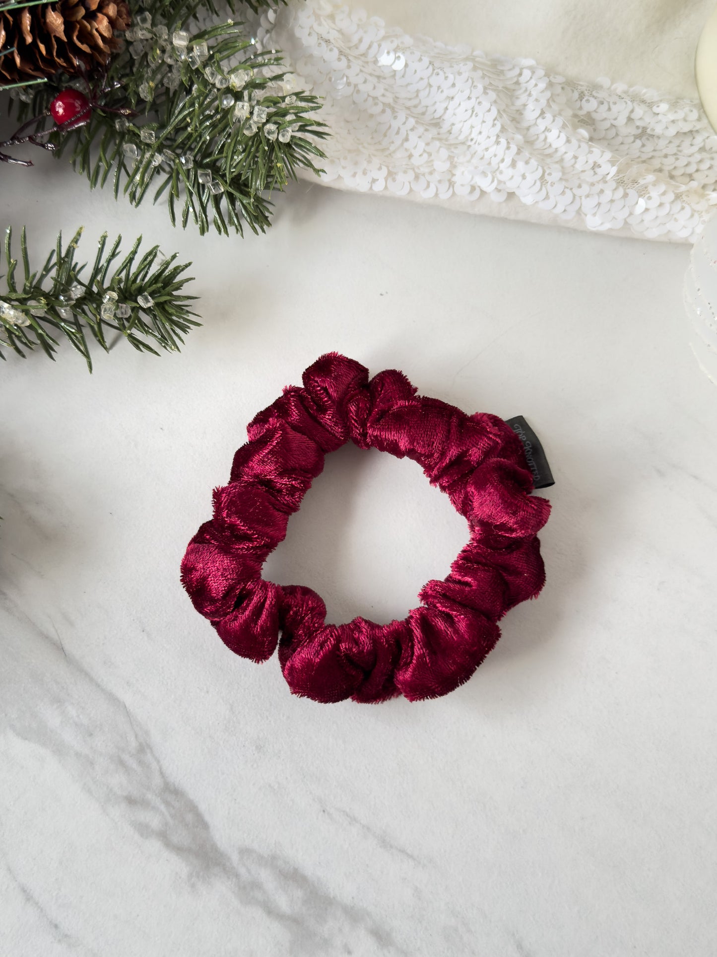 Red Velvet Scrunchie