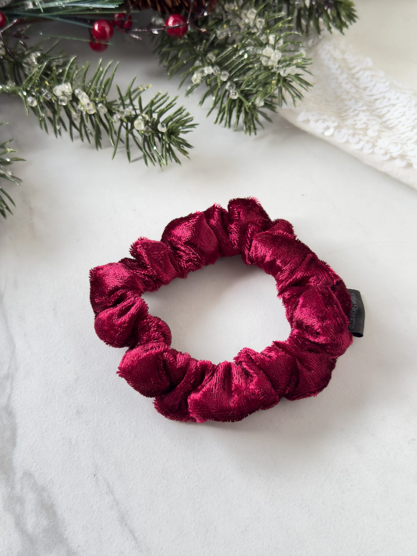 Red Velvet Scrunchie