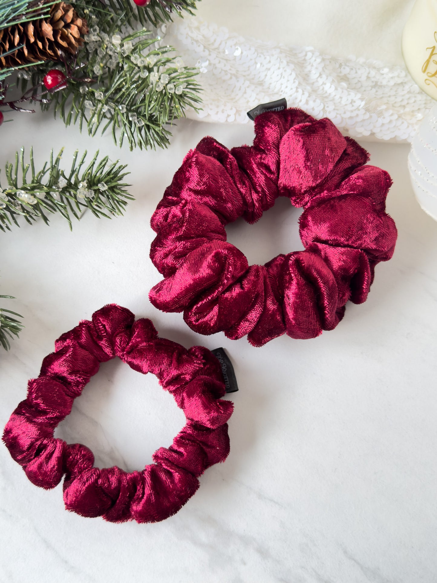 Red Velvet Scrunchie