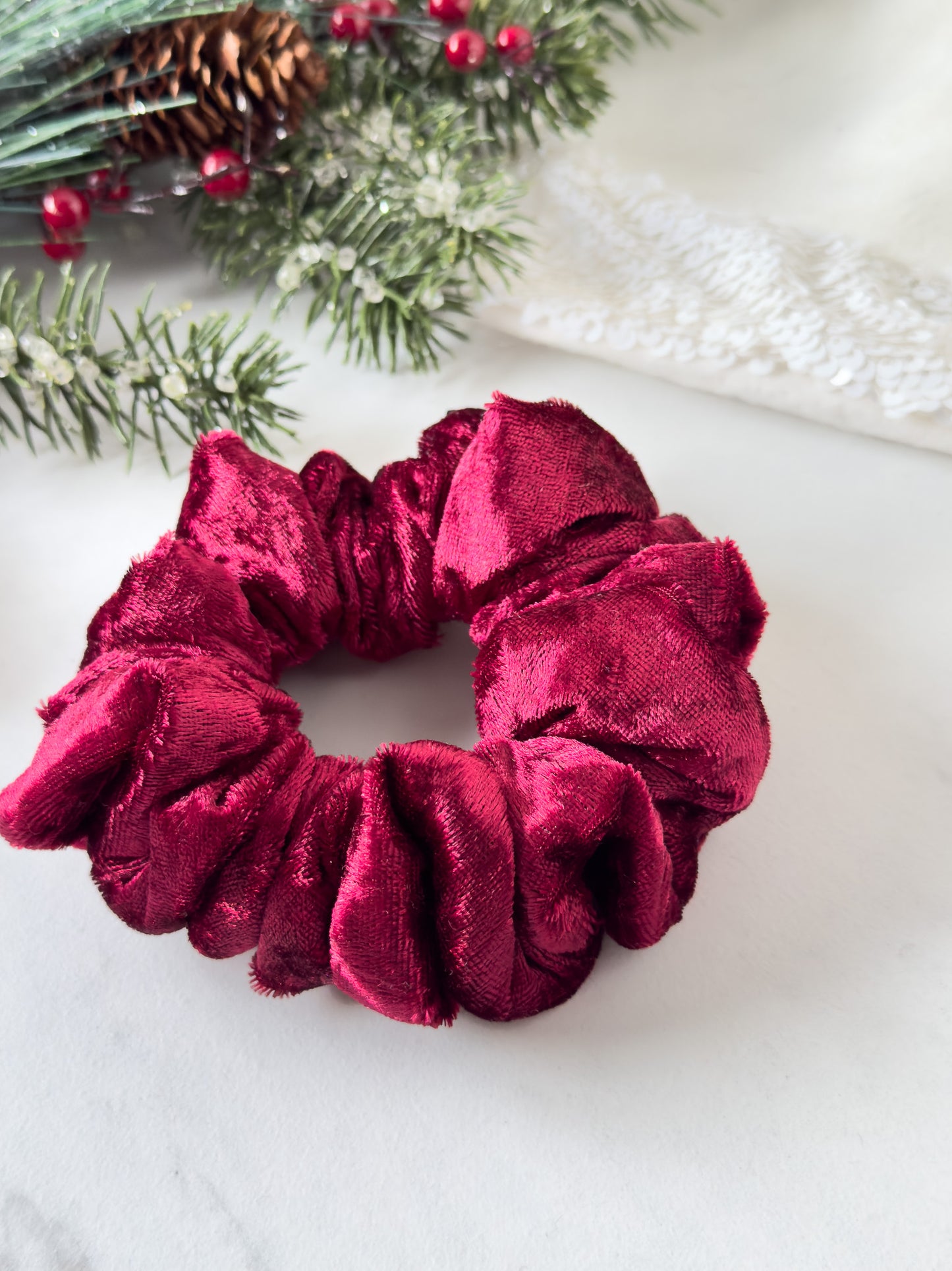Red Velvet Scrunchie