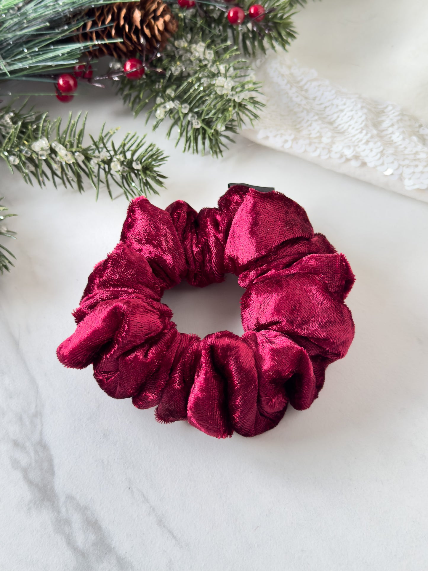 Red Velvet Scrunchie