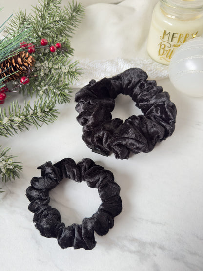 Black Velvet Scrunchie