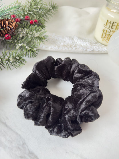 Black Velvet Scrunchie