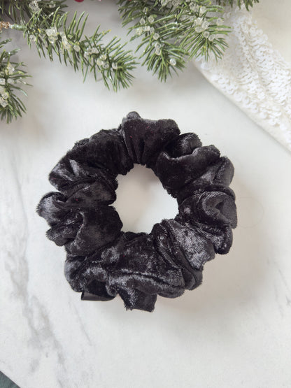 Black Velvet Scrunchie