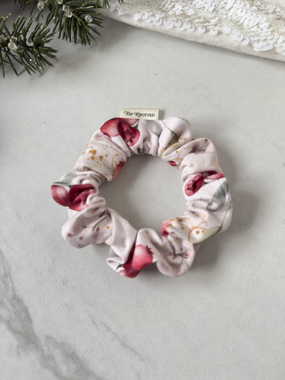 Cranberry Holly Skinny Scrunchie