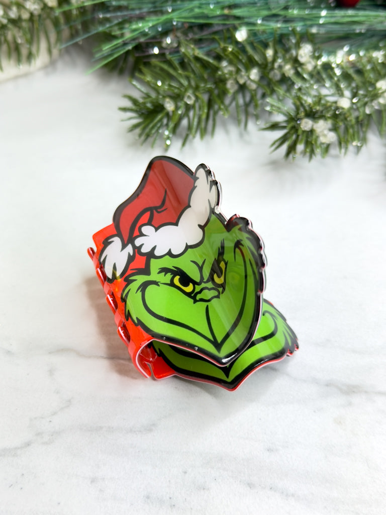 Grinch Holiday Claw