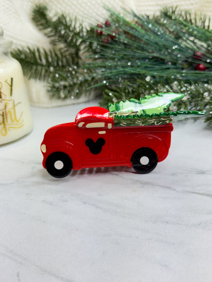 Little Red Truck Holiday Claw