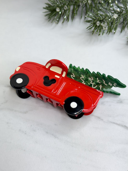 Little Red Truck Holiday Claw