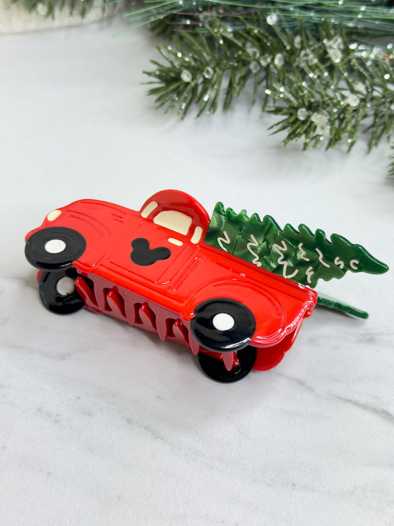 Little Red Truck Holiday Claw