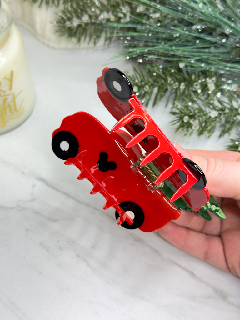Little Red Truck Holiday Claw