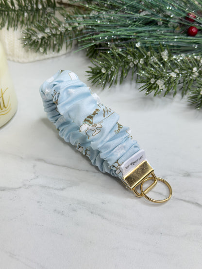 Snoopy Happy Holidays Scrunchie Wristlet