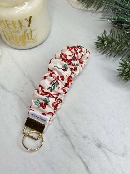 Merry Little Bows Scrunchie Wristlet