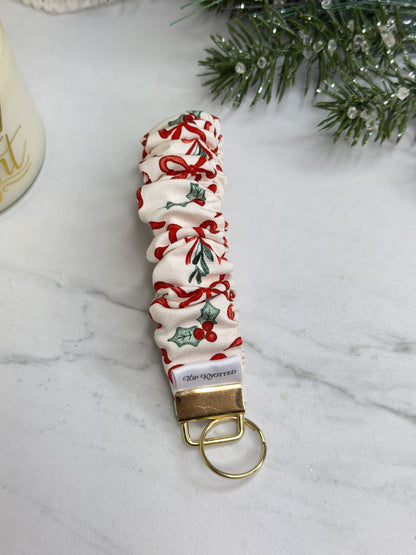 Merry Little Bows Scrunchie Wristlet