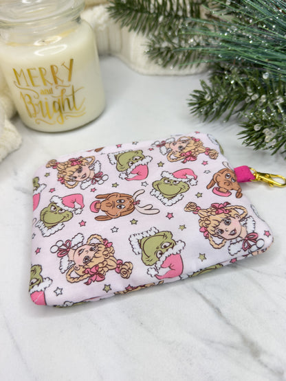 Grinchmas Mini Wallet Keychain