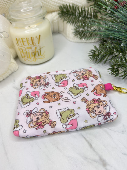 Grinchmas Mini Wallet Keychain