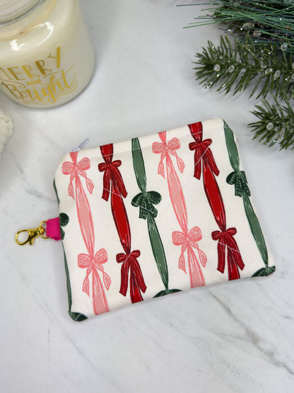 Merry Bows Mini Wallet Keychain