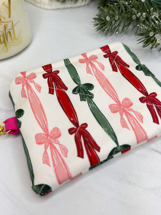 Merry Bows Mini Wallet Keychain