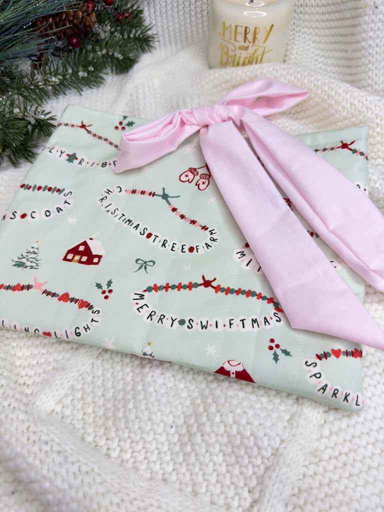 Swiftmas Bracelets Quilted Book Sleeve