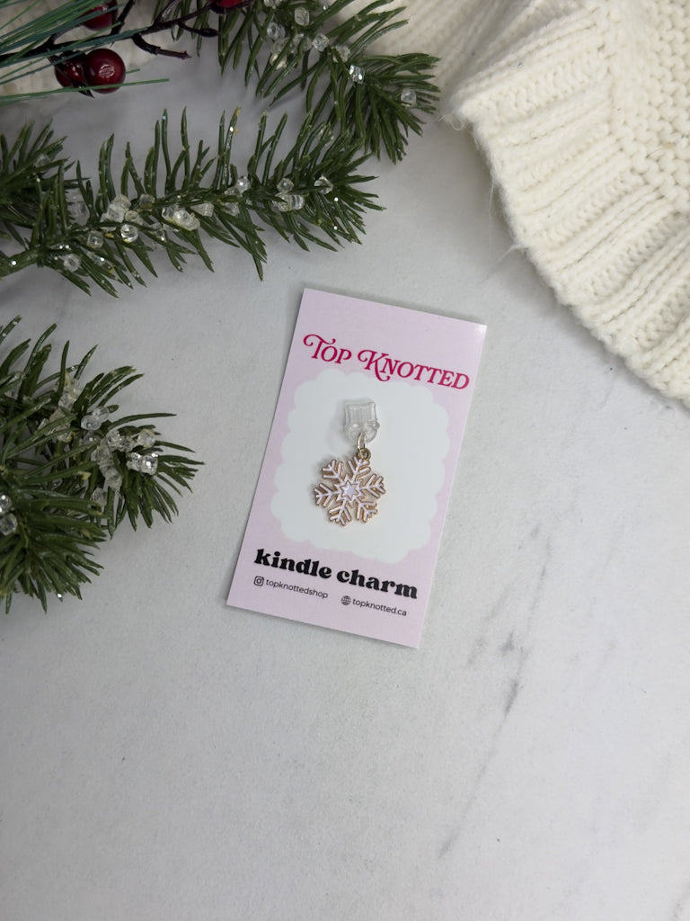 Snowflake Kindle Charm