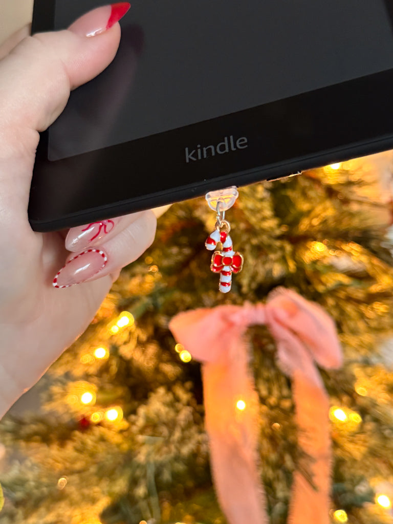 Candy Cane Kindle Charm