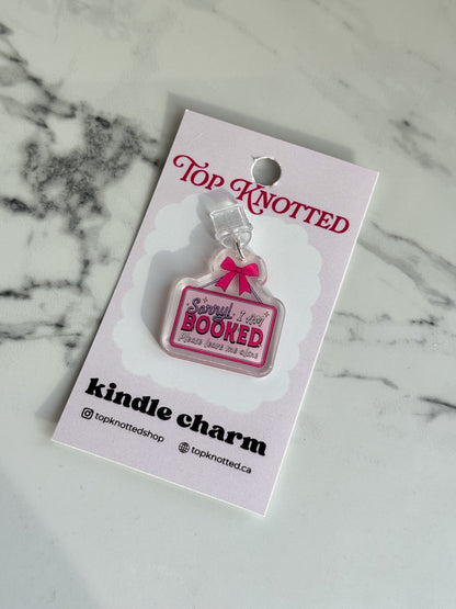 Sorry! I'm BOOKED! Kindle & USB-C Dust Plug Charm