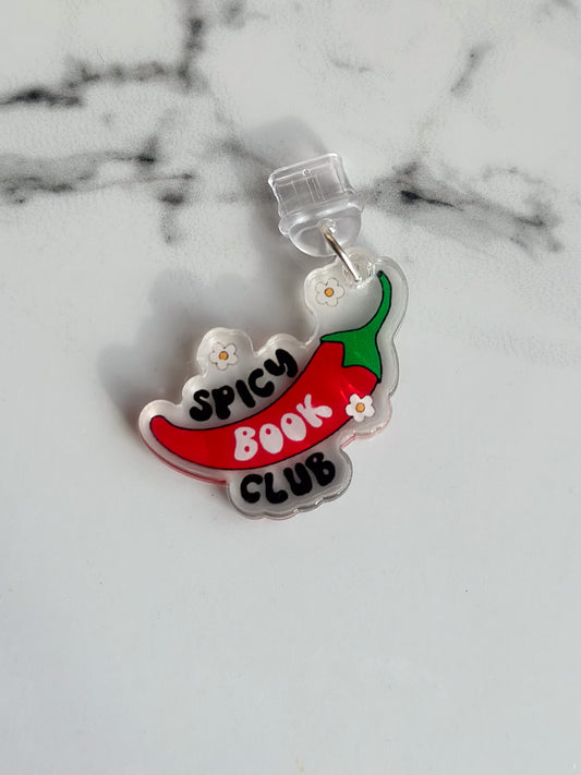 Spicy Book Club Kindle & USB-C Dust Plug Charm