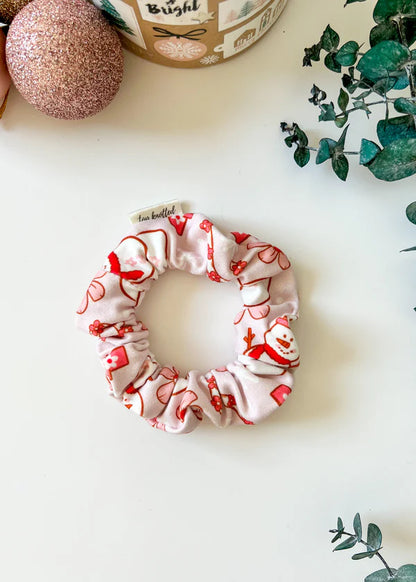 Floral Frosty Scrunchie
