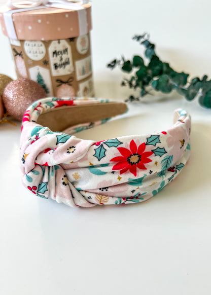 Frosted Florals | Knotted Headband