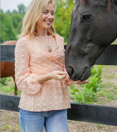 Marigold Wrap Blouse