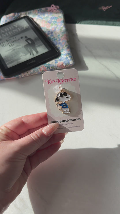 Joe Cool Kindle & USB-C Dust Plug Charm