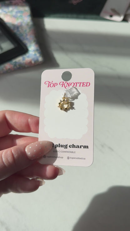 Moon and Stars Kindle & USB-C Dust Plug Charm
